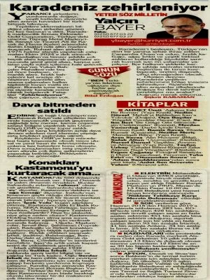 KARADENİZ ZEHİRLENİYOR (YALÇIN BAYER-HÜRRİYET)