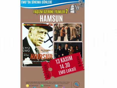 HAMSUN FİLMİ GÖSTERİLECEK