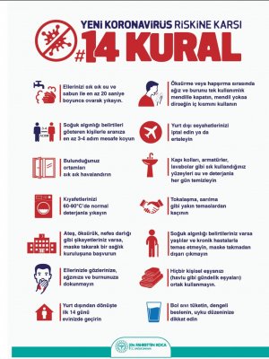 KORONA VİRÜSÜNE KARŞI TEDBİRLER