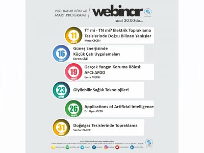 MART AYI WEBINARLARI BAŞLIYOR