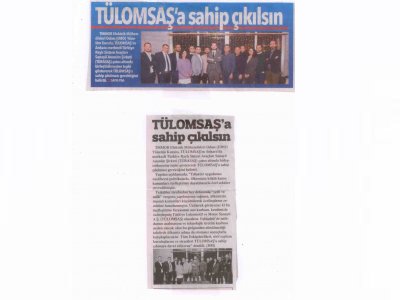 TÜLOMSAŞ` A SAHİP ÇIKILSIN (ŞEHİR GAZETESİ- 10.03.2020)