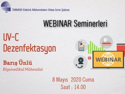 ÇEVRİMİÇİ UV-C DEZENFEKTASYON SEMİNERİ - ONLİNE KAYIT
