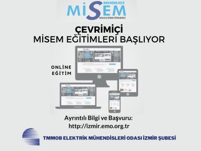 <B>ÇEVRİMİÇİ </B>MİSEM EĞİTİMLERİ BAŞLIYOR