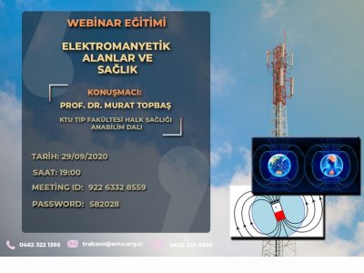 ``ELEKTROMANYETİK ALANLAR VE SAĞLIK``