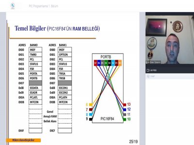 PIC PROGRAMLAMA (1.BÖLÜM) WEBINARI DÜZENLENDİ