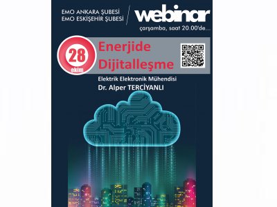 ENERJİDE DİJİTALLEŞME BAŞLIKLI WEBINAR GERÇEKLEŞECEK