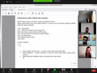 MİSEM KAPSAMINDA ELEKTRİK TESİSLERİNDE TOPRAKLAMALAR EĞİTİMİ DÜZENLENDİ