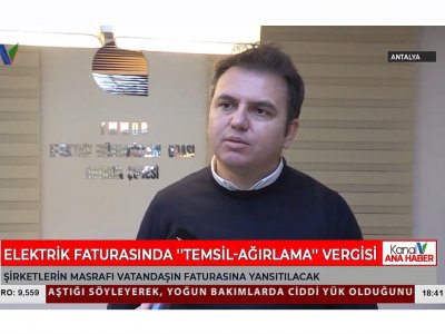 ŞABAN TAT KANAL V TV YAYININA KATILDI