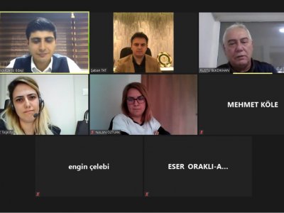 AKDENİZ EDAŞ`LA ONLİNE TOPLANTI