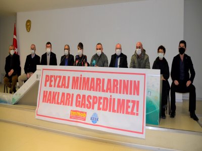 PEYZAJ MİMARLARININ HAKLARI GASP EDİLEMEZ BASIN AÇIKLAMASI