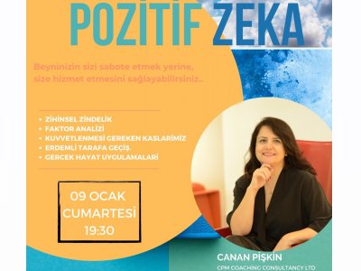 ÇEVRİMİÇİ SEMİNER: <B>POZİTİF ZEKA</B>