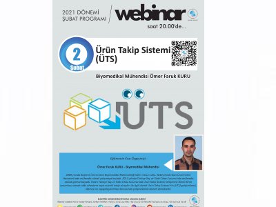 ÜRÜN TAKİP SİSTEMİ (ÜTS) BAŞLIKLI WEBINAR DÜZENLENECEK