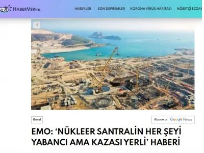 EMO: NÜKLEER SANTRALİN HER ŞEYİ YABANCI AMA KAZASI YERLİ (HABERVER.ME)