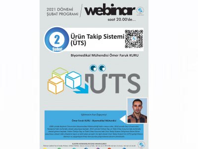 ÜRÜN TAKİP SİSTEMİ (ÜTS) BAŞLIKLI WEBINAR DÜZENLENECEK