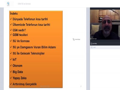 GSM 5G VE SONRASI BAŞLIKLI WEBINAR DÜZENLENDİ