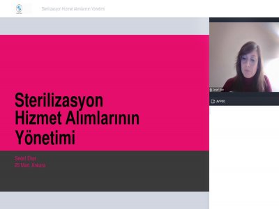 STERİLİZASYON HİZMET ALIMLARININ YÖNETİMİ BAŞLIKLI WEBINAR DÜZENLENDİ