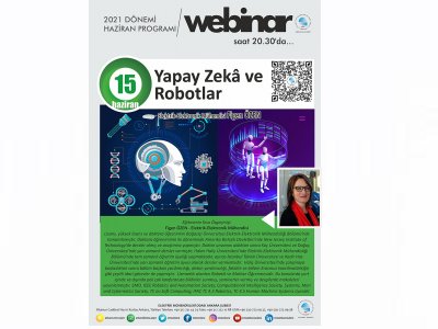 YAPAY ZEKÂ VE ROBOTLAR BAŞLIKLI WEBINAR DÜZENLENECEK