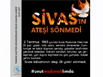 SİVASIN ATEŞİ SÖNMEDİ