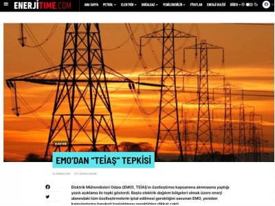 EMODAN TEİAŞ TEPKİSİ (ENERJİTİME.COM)