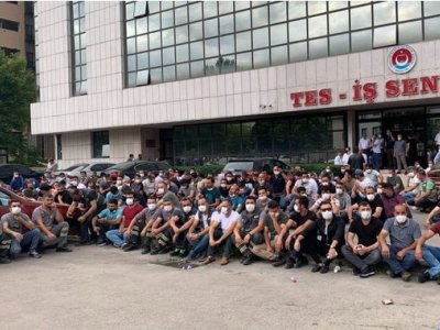 ENERJİ İŞÇİLERİNİN HAK MÜCADELELERİNİ DESTEKLİYORUZ.