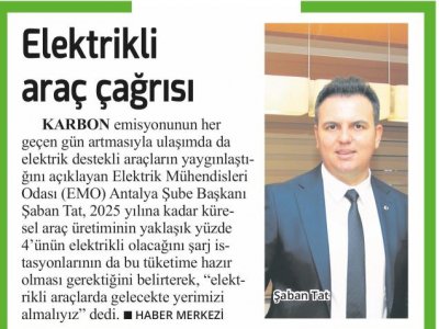 ELEKTRİKLİ ARAÇ ÇAĞRISI (LİDER-15.07.2021)