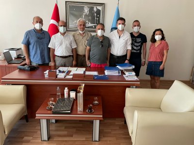 EMO YÖNETİM KURULU AKDENİZ ÜNİVERSİTESİ MÜHENDİSLİK FAKÜLTESİ`Nİ ZİYARET ETTİ