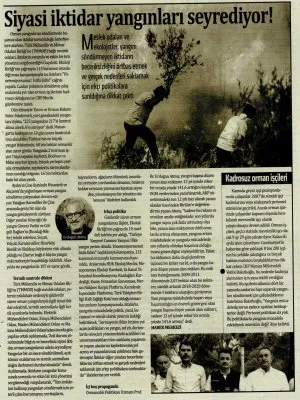 SİYASİ İKTİDAR YANGINLARI SEYREDİYOR! (YENİ YAŞAM)