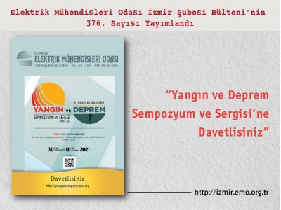 376. SAYI : YANGIN VE DEPREM SEMPOZYUMU