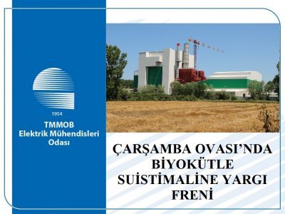 ÇARŞAMBA OVASINDA BİYOKÜTLE SUİSTİMALİNE YARGI FRENİ
