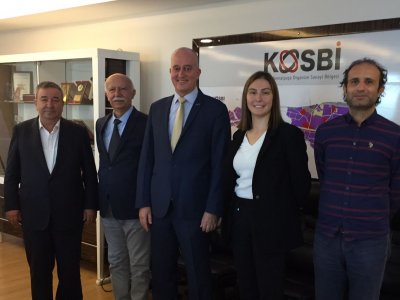 EMO İZMİR ŞUBESİ, KOSBİYİ ZİYARET ETTİ