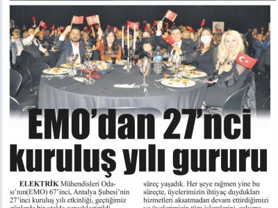 MÜHENDİSLERİN GECESİ (İLERİ - 08.12.2021)