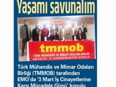 YAŞAMI SAVUNALIM (AKDENİZ MANŞET - 03.03.2022)