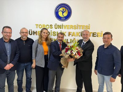 TOROS ÜNİVERSİTESİ DEKANI`NA ZİYARET