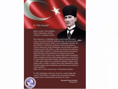 19 MAYIS ATATÜRK`Ü ANMA GENÇLİK VE SPOR BAYRAMI KUTLU OLSUN