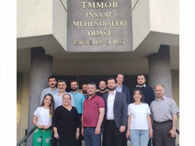 İNŞAAT MÜHENDİSLERİ ODASI ESKİŞEHİR ŞUBESİ ZİYARET EDİLDİ