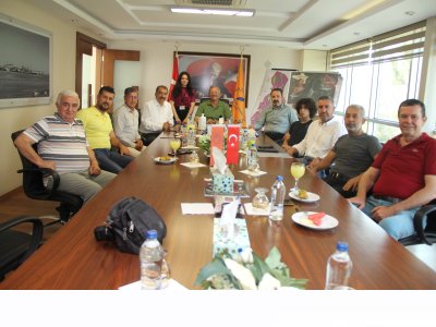 MTOSB YÖNETİM KURULU BAŞKANI SABRİ TEKLİ`YE ZİYARET