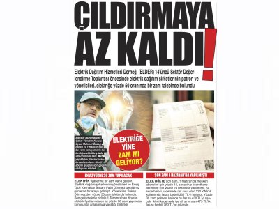 ÇILDIRMAYA AZ KALDI! (GAZETE GERÇEK)