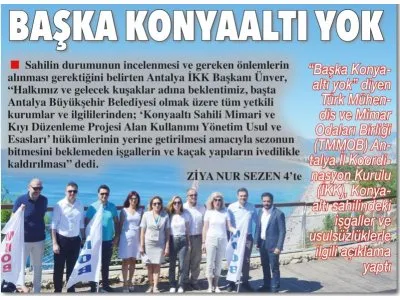 BAŞKA KONYAALTI YOK (AKDENİZ GERÇEK - 28.06.2022)