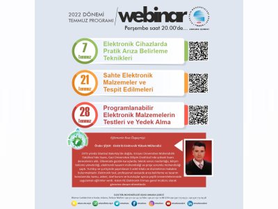 TEMMUZ AYI WEBİNARLARI BAŞLIYOR