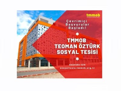 TMMOB TEOMAN ÖZTÜRK SOSYAL TESİSİ 2022-2023 DÖNEMİ KAYIT BAŞVURULARI BAŞLADI