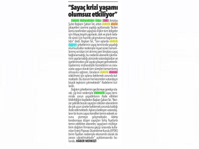 `SAYAÇ KRİZİ YAŞAMI OLUMSUZ ETKİLİYOR` (ANTALYA YÜZYÜZE - 16.08.2022)
