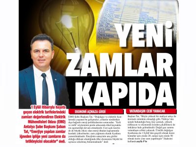 YENİ ZAMLAR KAPIDA (03.09.2022-AKDENİZ GERÇEK)
