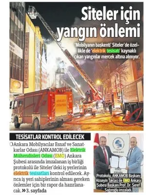 SİTELER İÇİN YANGIN ÖNLEMİ (HÜRRİYET ANKARA, 09.09.2022)
