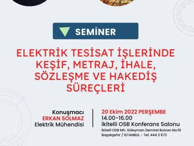 İKİTELLİ OSB`DE SEMİNERİMİZ GERÇEKLEŞTİRİLDİ