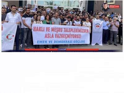 AMED EMEK VE DEMOKRASİ PLATFORMU,SAĞLIK EMEKÇİLERİNE YÖNELİK SİLAHLI SALDIRI NEDENİYLE AÇIKLAMA YAPTI:SAĞLIK ÇALIŞANLARI YALNIZ DEĞİLDİR..