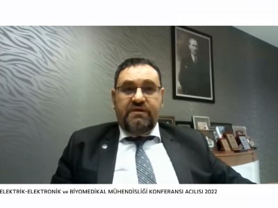12. ULUSAL ELEKTRİK-ELEKTRONİK VE BİYOMEDİKAL MÜHENDİSLİĞİ KONFERANSI-ELECO 2022 BAŞLADI