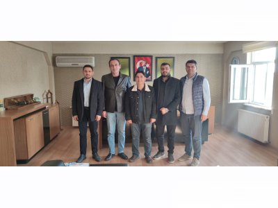 EMO NİĞDE İL TEMSİLCİLİĞİ OLARAK BOR ORGANİZE SANAYİ BÖLGESİ MÜDÜRÜ SN. ALİ İLKER ATABAY`I MAKAMINDA ZİYARET ETTİK.