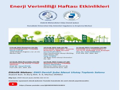 ENERJİ VERİMLİLİĞİ HAFTASI ETKİNLİKLERİ
