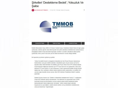 ŞİRKETLERİ DESTEKLEME BEDELİ`; YOLSUZLUK VE ŞAİBE (TURK-İNTERNET.COM)