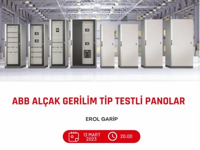 ALÇAK GERİLİM TİP TESTLİ PANOLAR WEBİNARI GERÇEKLEŞTİRİLDİ.